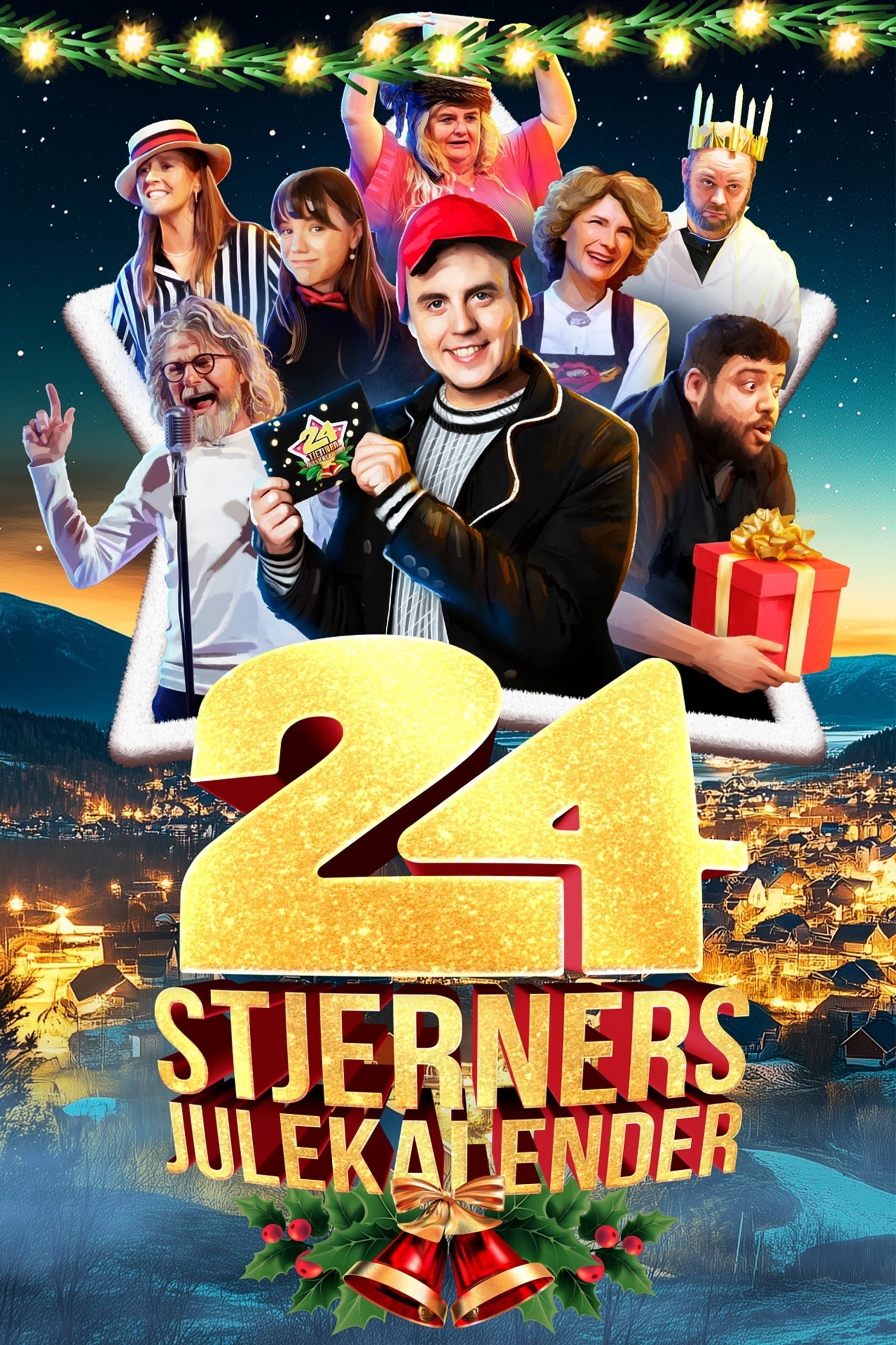 Poster de 24-stjerners julekalender