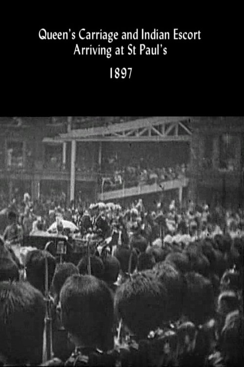 Poster de Queen's Carriage and Indian Escort Arriving at St. Paul's