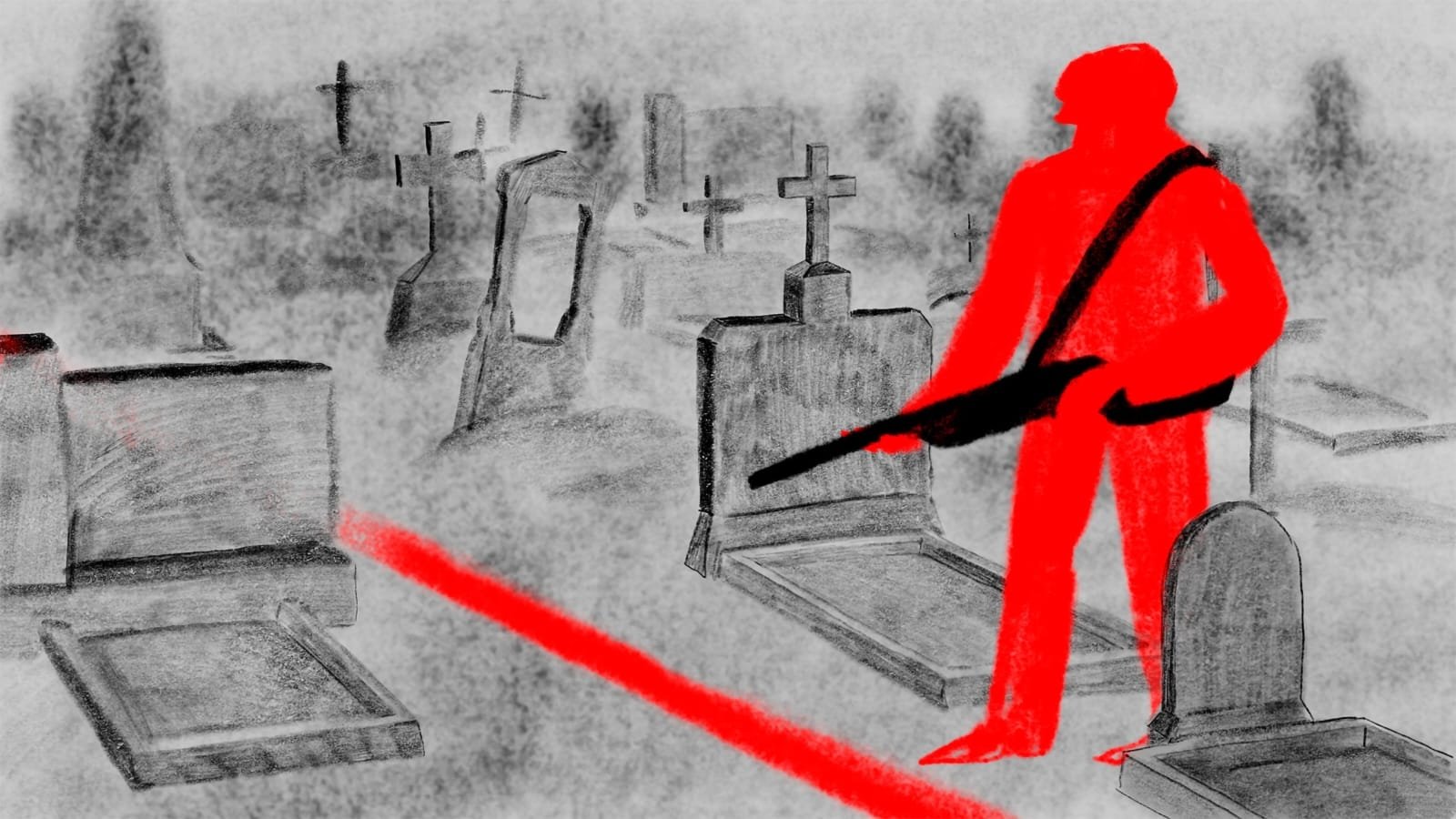 VSEMIR - The Border at the Miren Cemetery