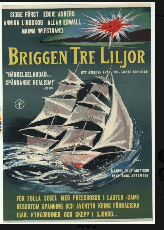 Poster de Briggen Tre liljor