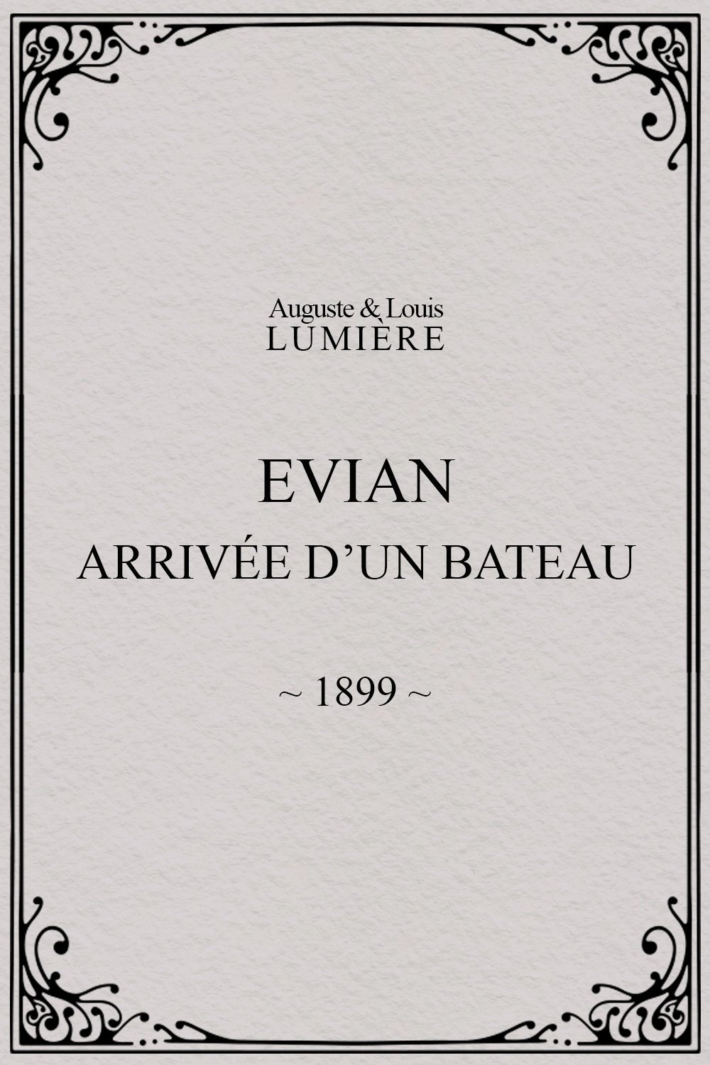 Evian : arrivée d’un bateau
