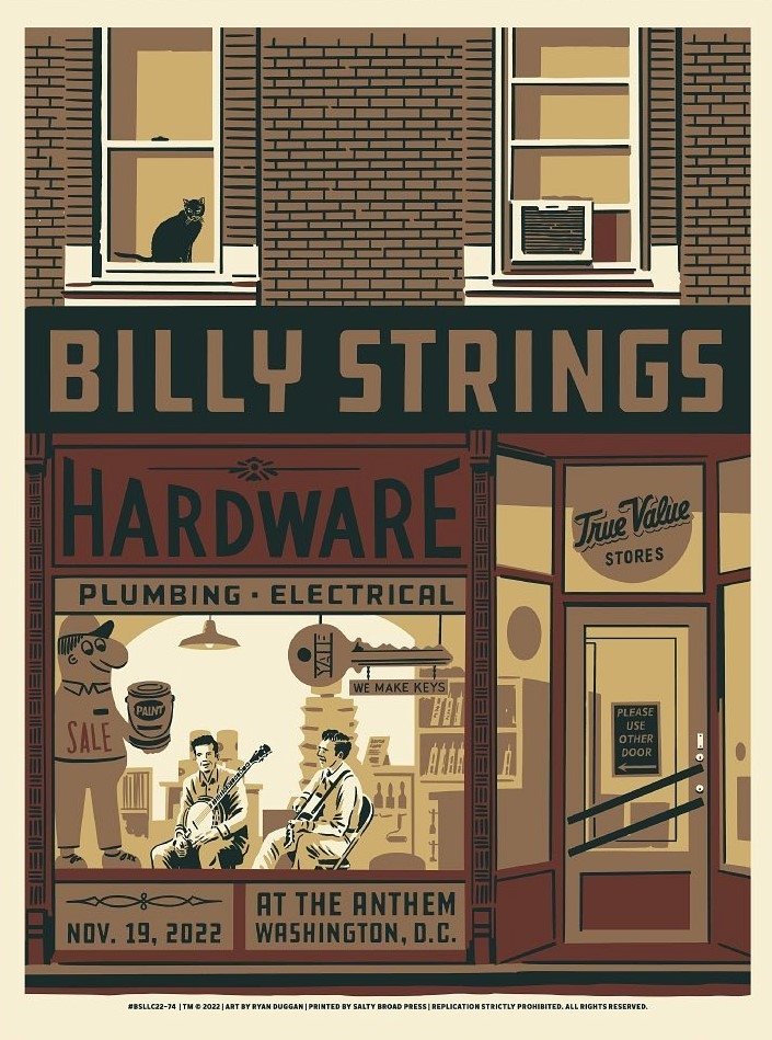 Poster de Billy Strings | 2022.11.19 — The Anthem - Washington, DC