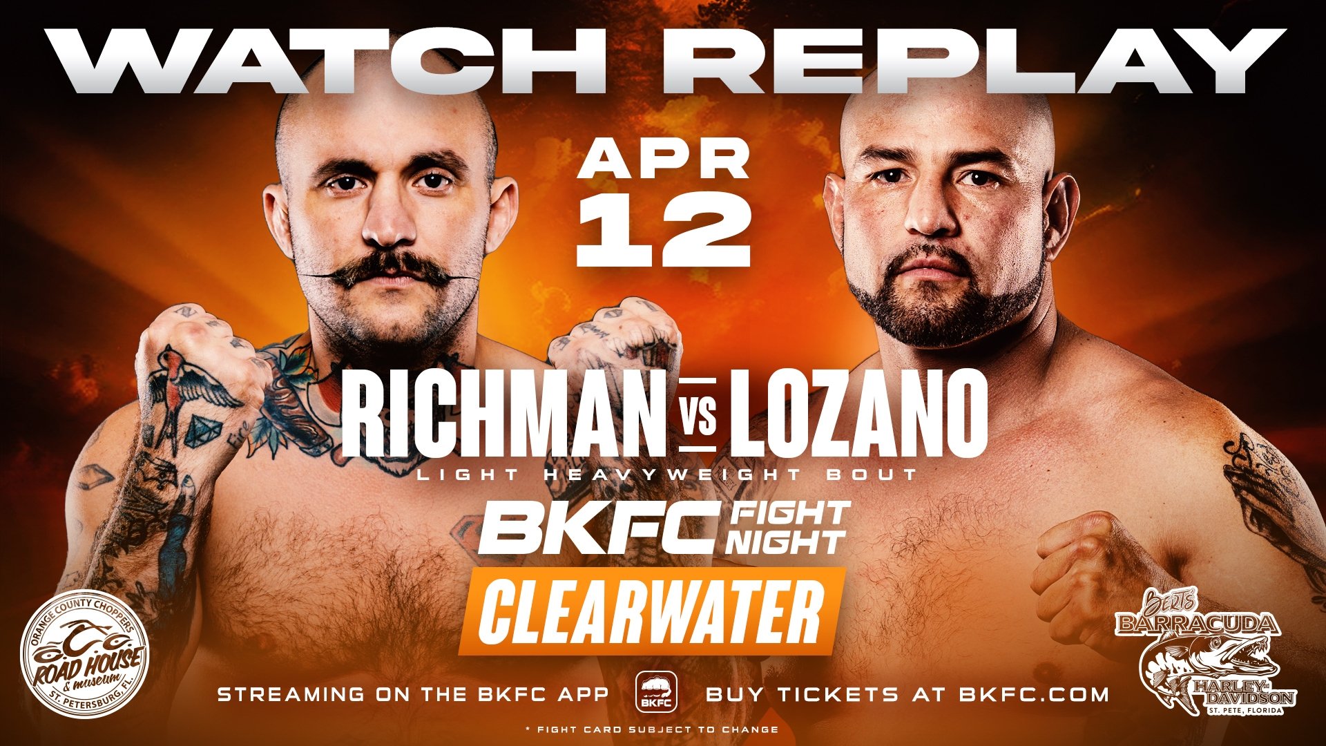 BKFC Fight Night Clearwater: Richman vs. Lozano