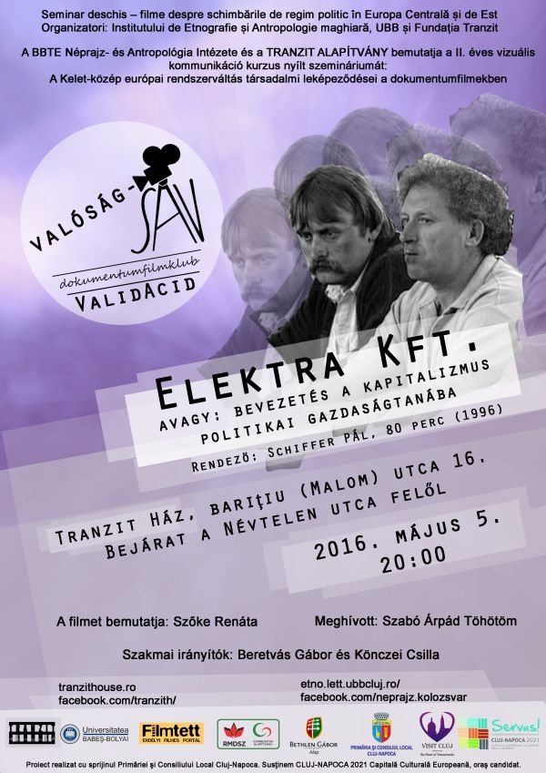 Poster de Elektra Kft. avagy: bevezetés a kapitalizmus politikai gazdaságtanába