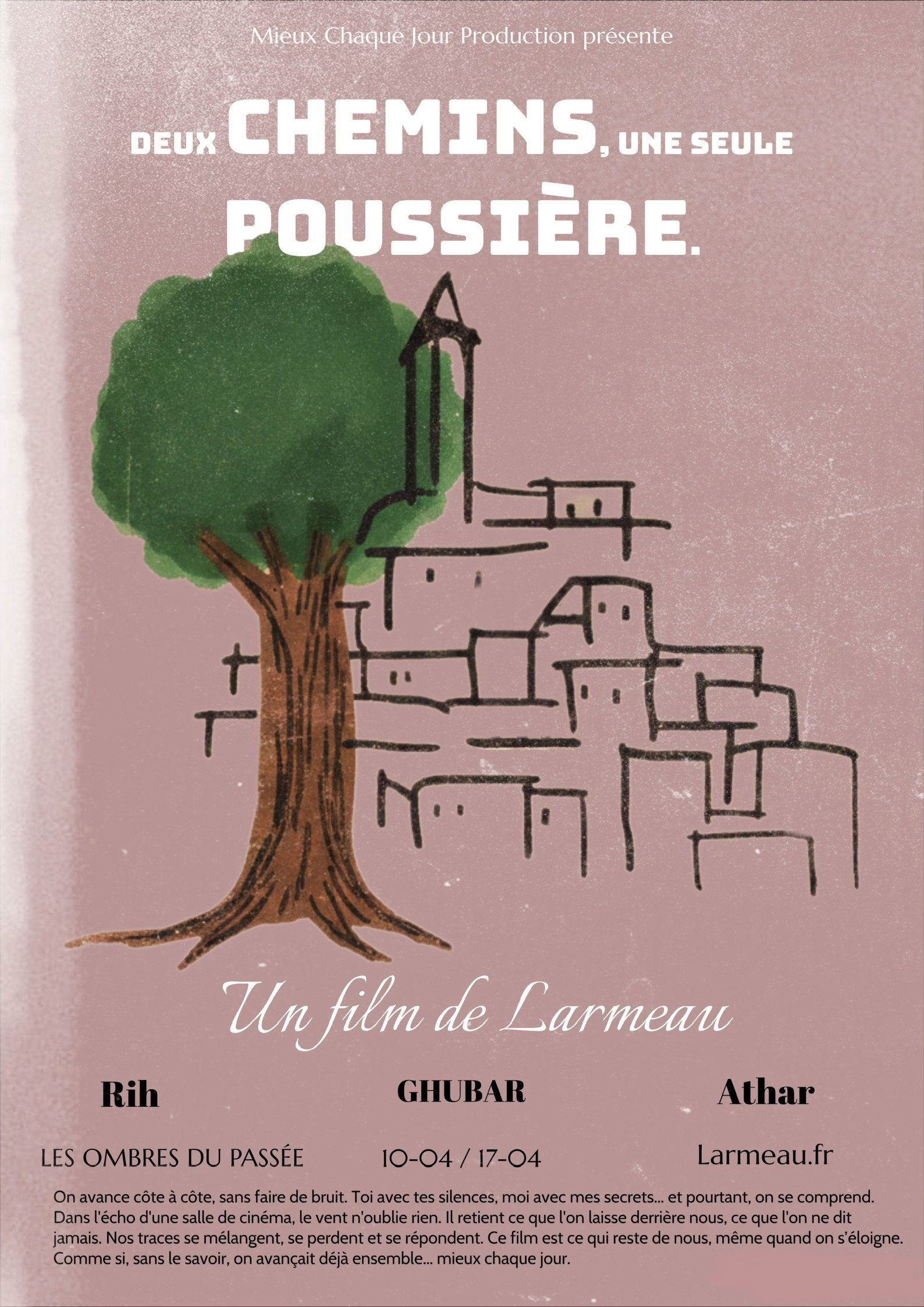 Deux CHEMINS, une seule POUSSIÈRE