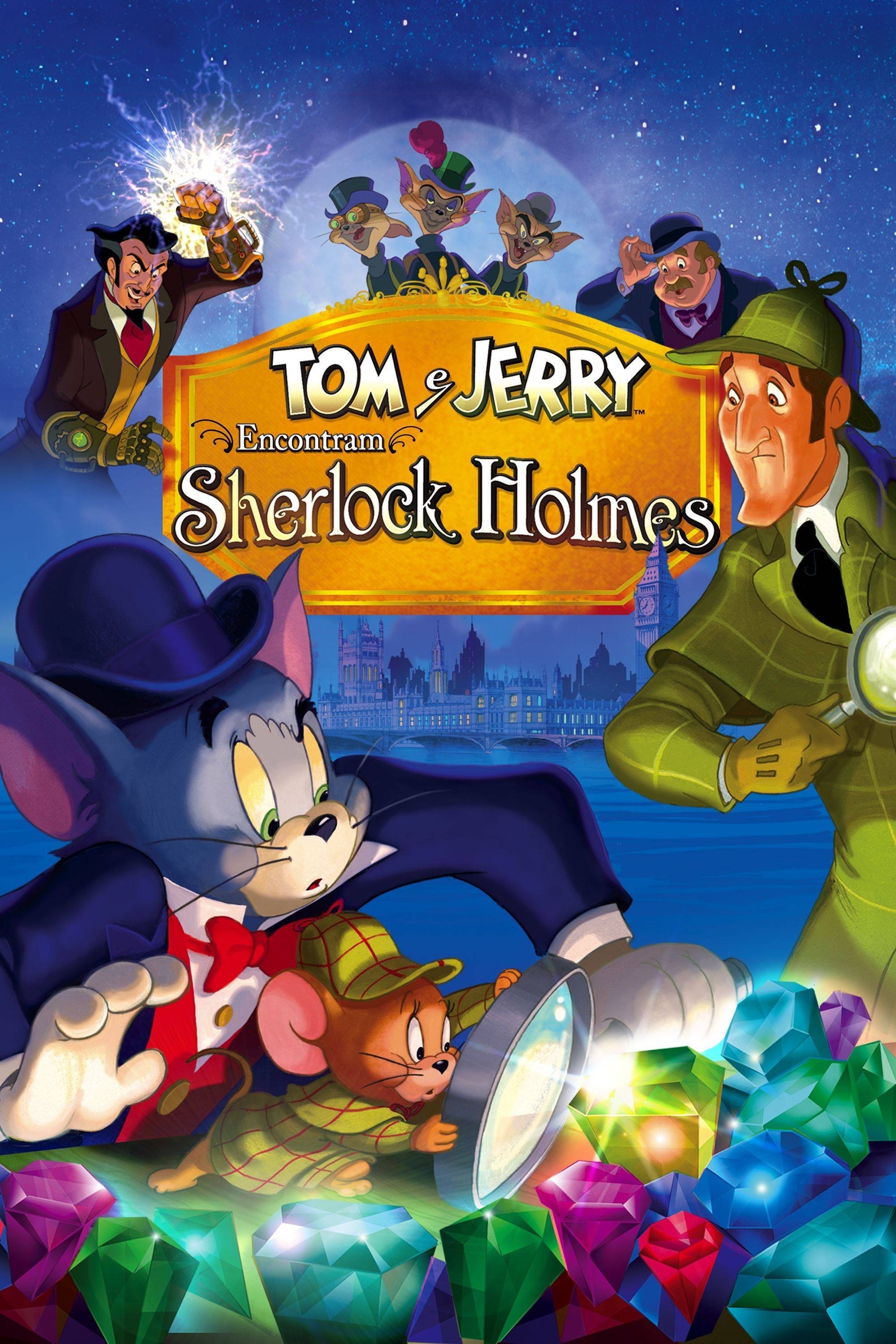 Poster de Tom & Jerry: Encontram Sherlock Holmes