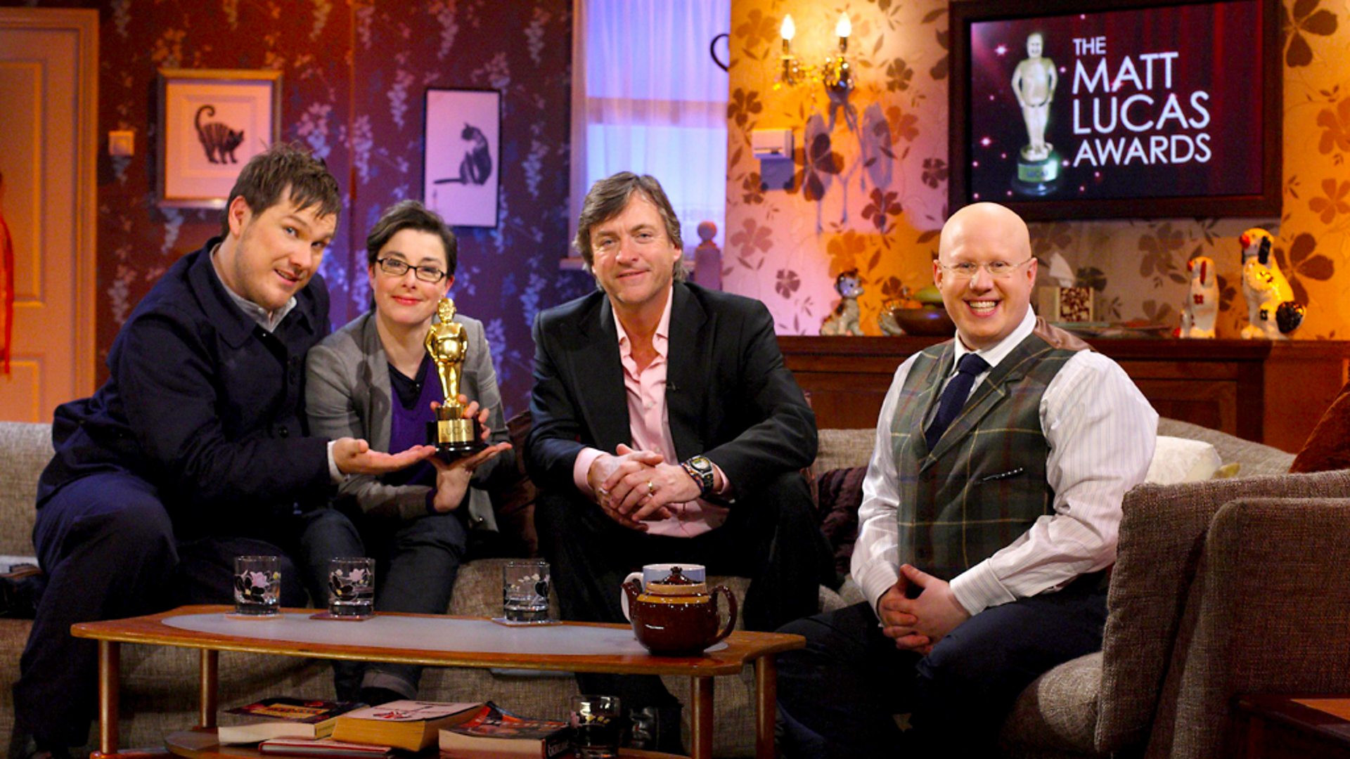 Richard Madeley, Sue Perkins and Marc Wootton