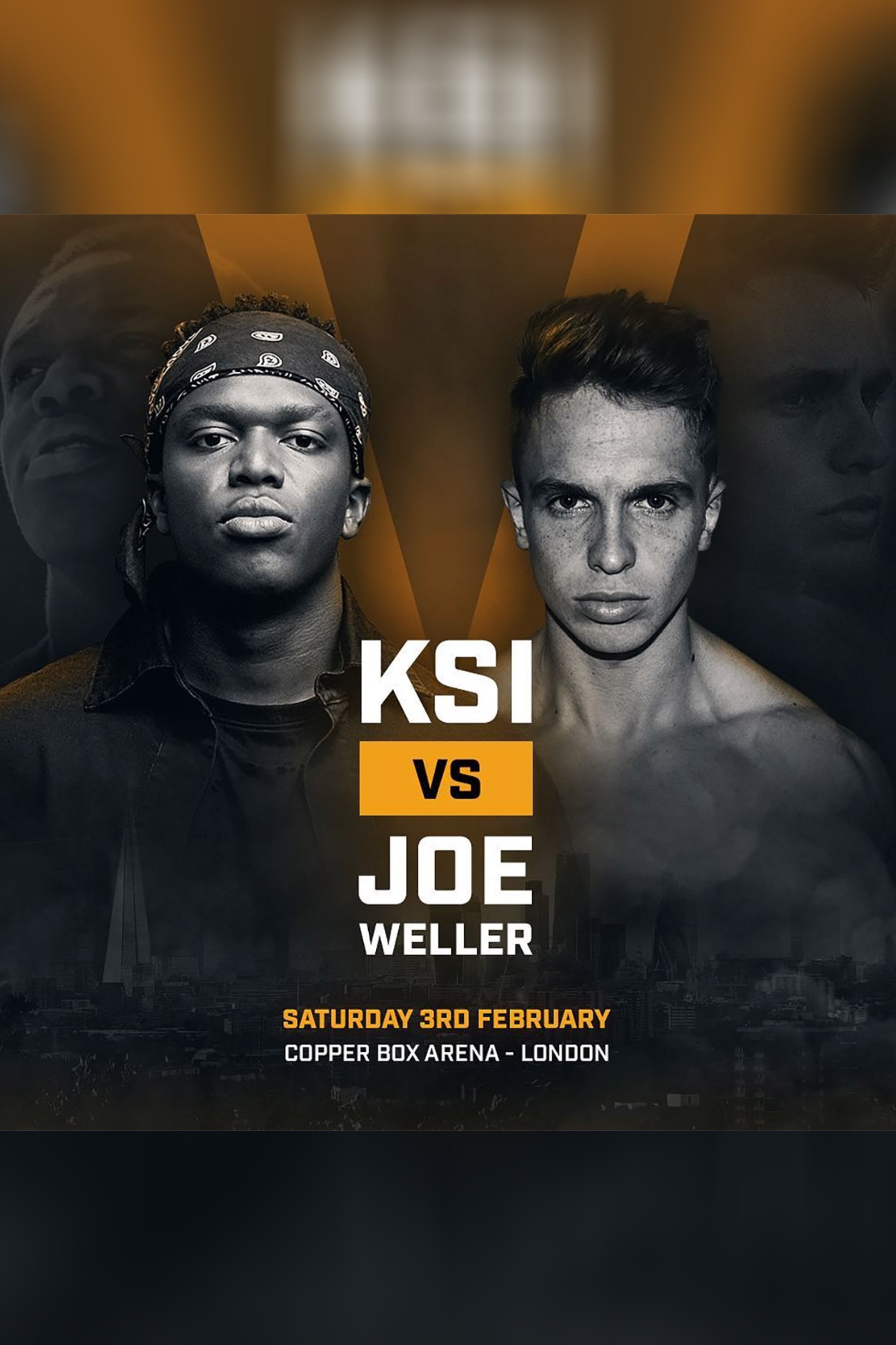 Poster de KSI vs. Weller Live at the Copper Box Arena