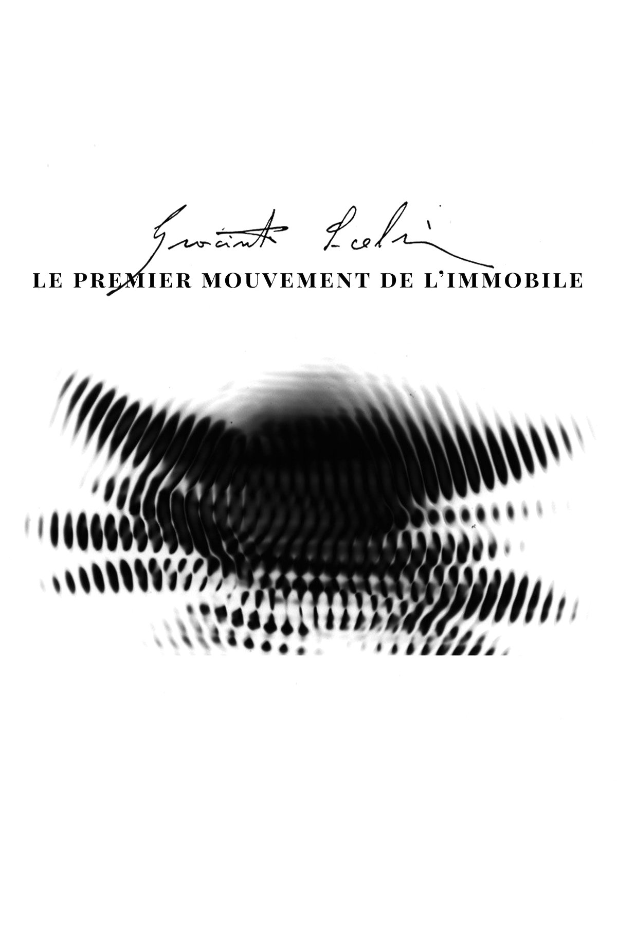 Poster de Le Premier Mouvement de l'immobile