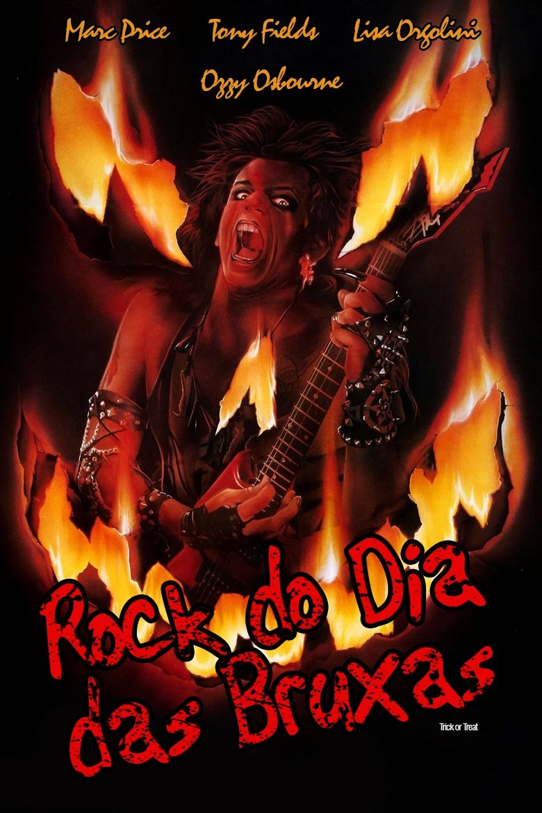 Poster de Heavy Metal do Horror / O Rock do Dia das Bruxas