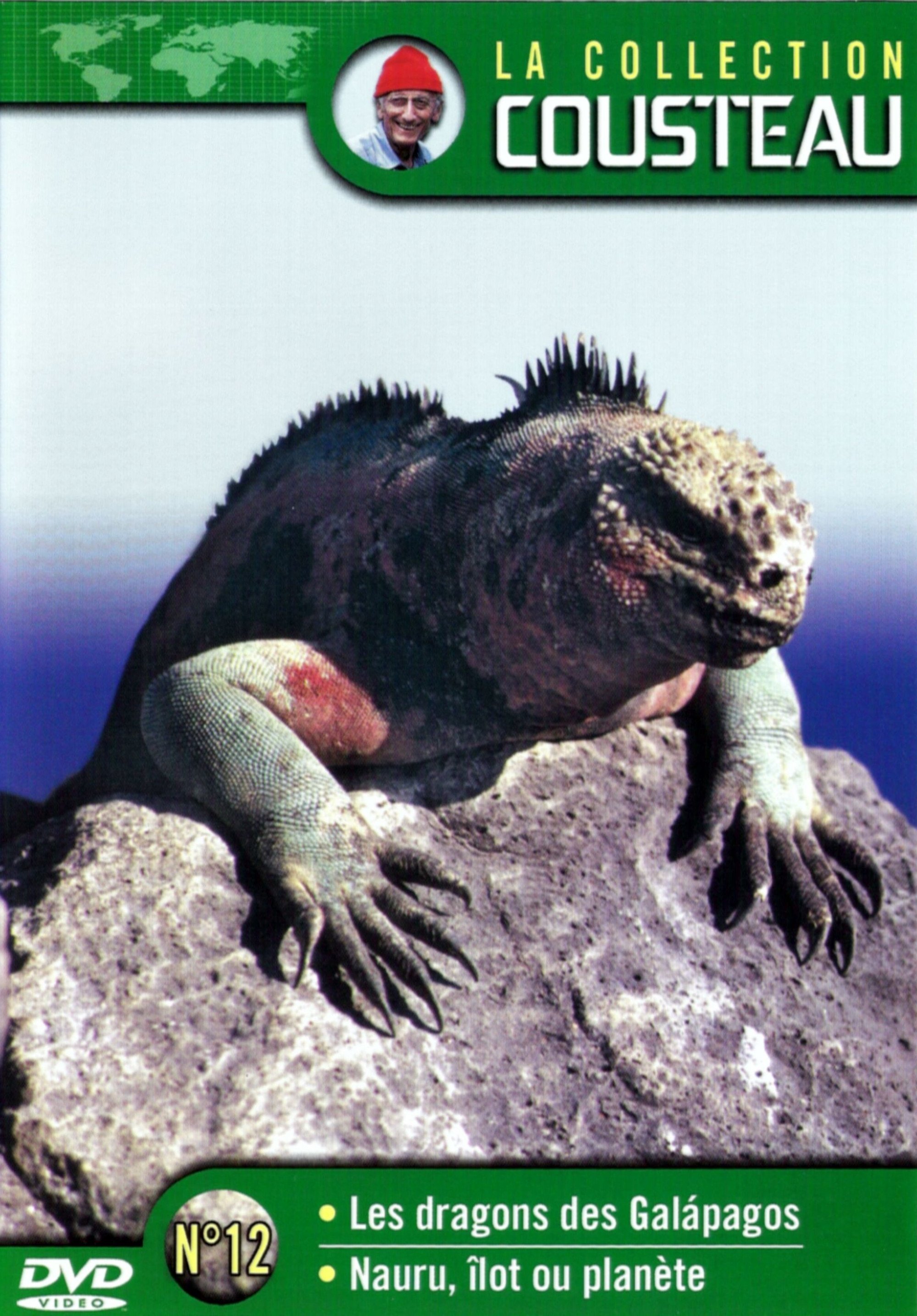 Poster de La collection Cousteau N°12 | Les Dragons des Galápagos | Nauru, îlot ou planète