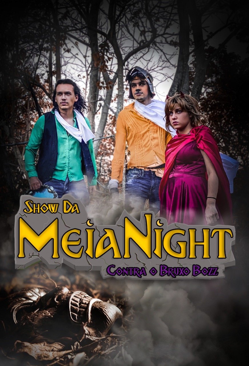 Poster de Show da Meia Night Contra o Bruxo Bozz