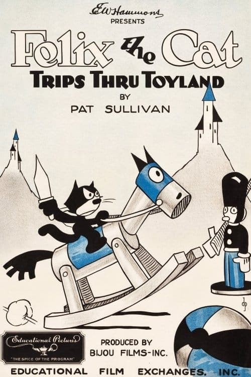 Felix the Cat Trips Thru Toyland Poster