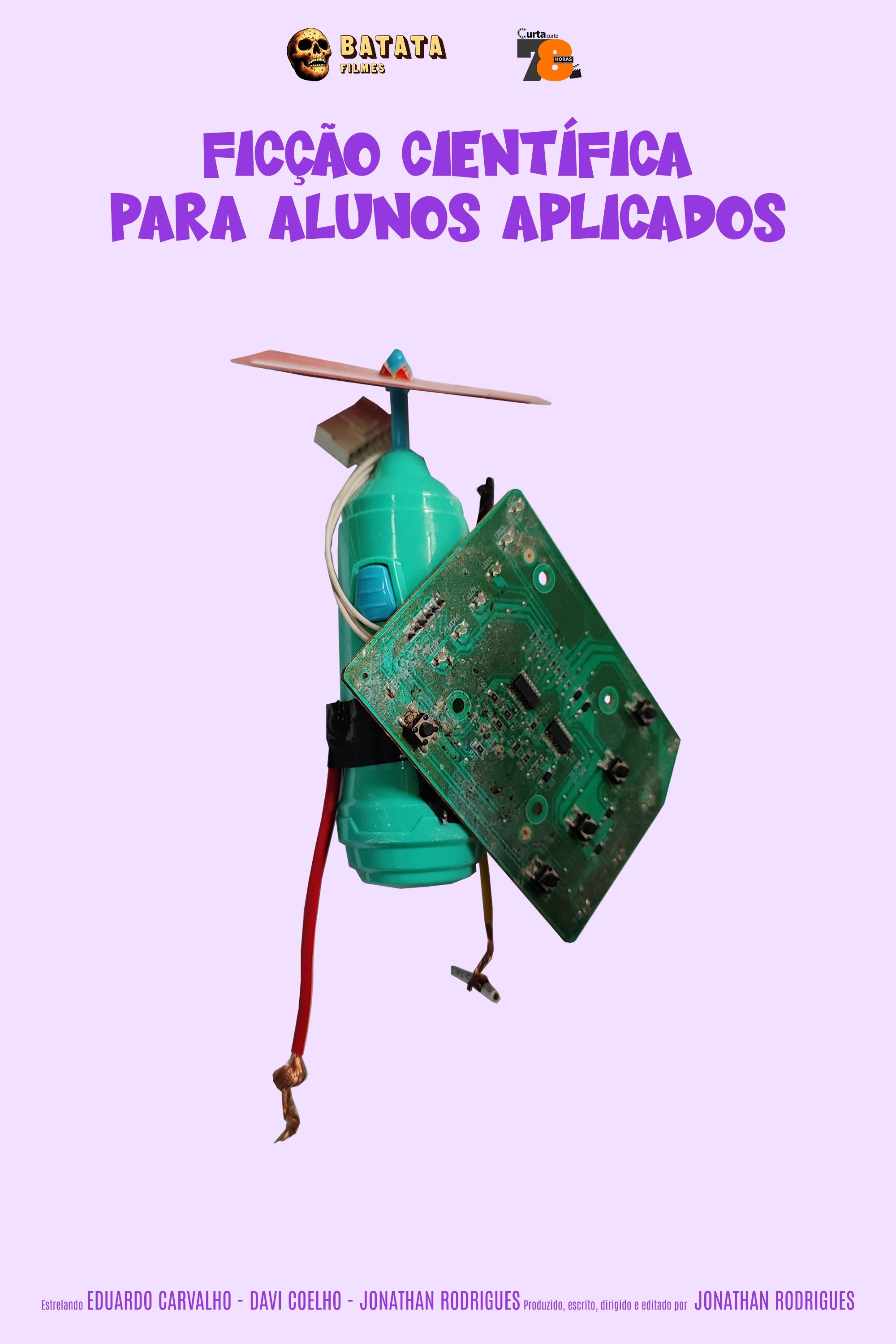 Poster de Ficção Científica para Alunos Aplicados