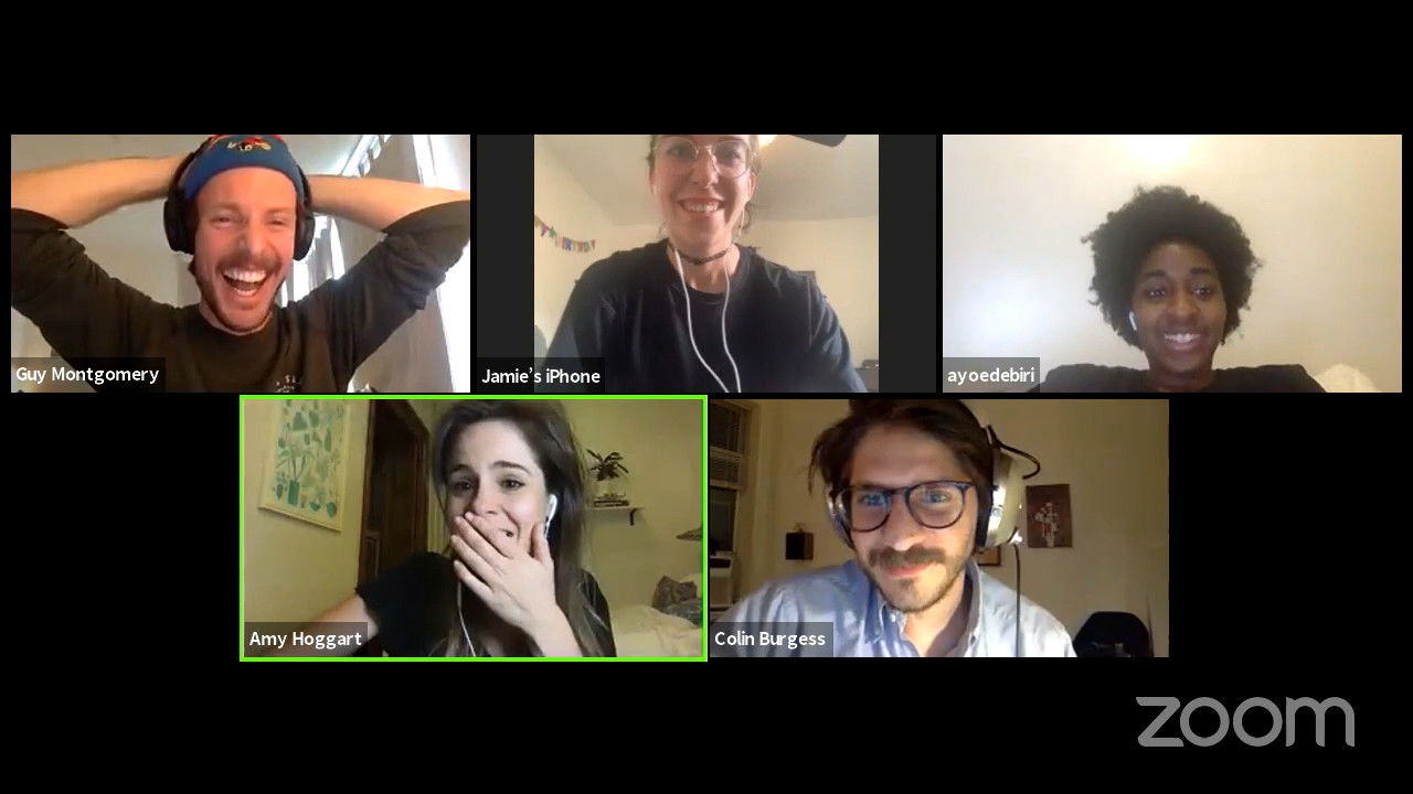 Jamie Loftus, Ayo Edebiri, Amy Hoggart & Colin Burgess