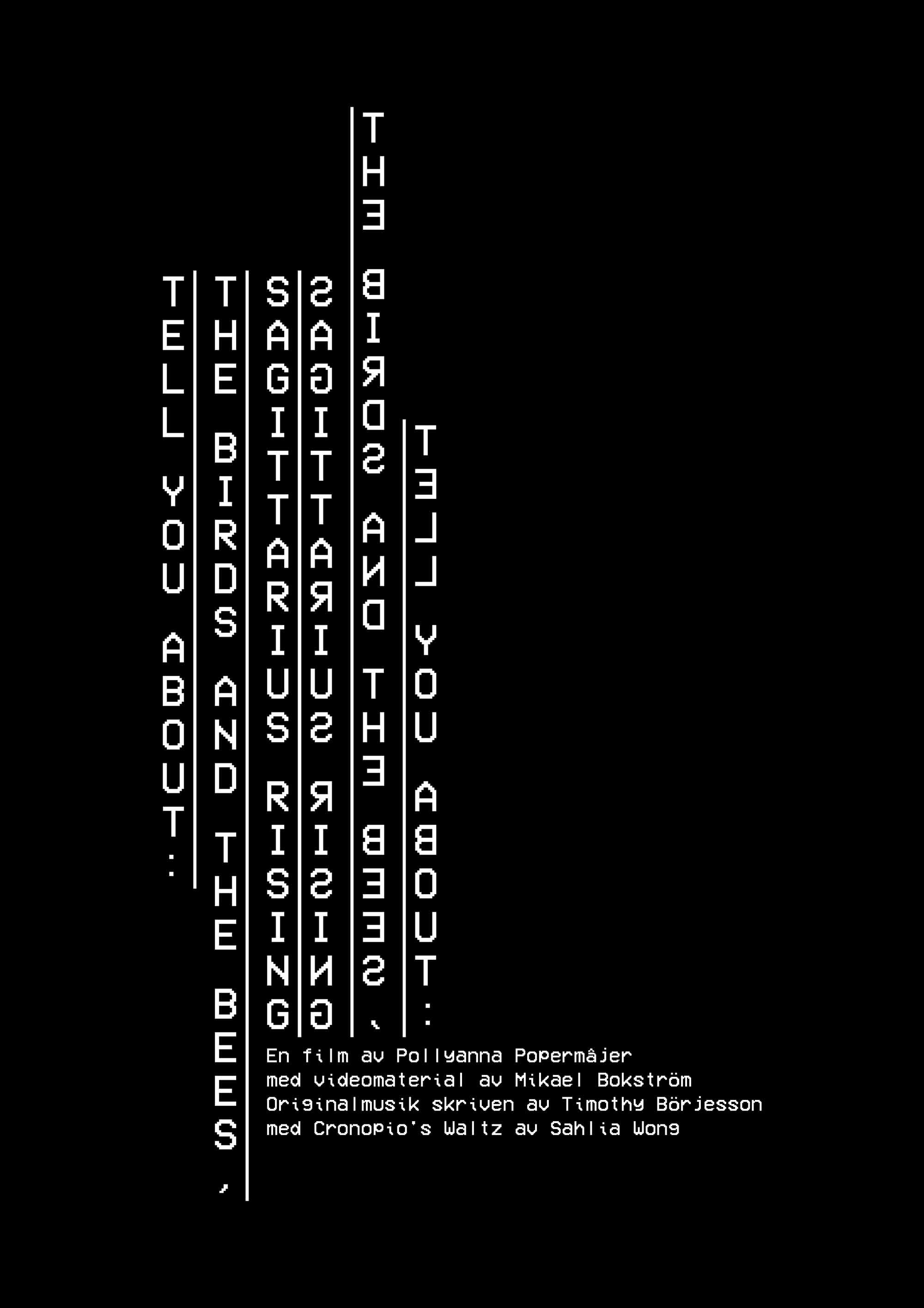 Poster de Tell you about: the birds and the bees, sagittarius rising