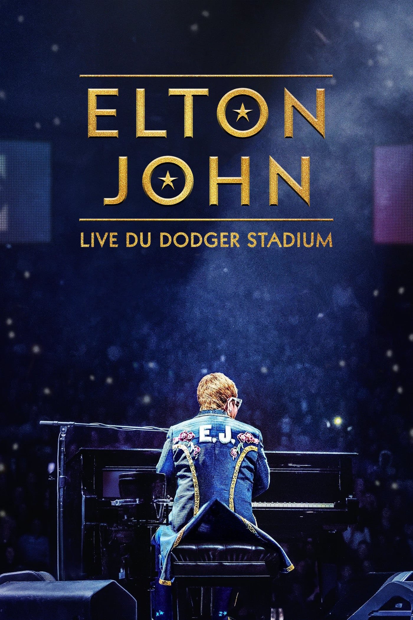 Affiche du film Elton John : Live du Dodger Stadium