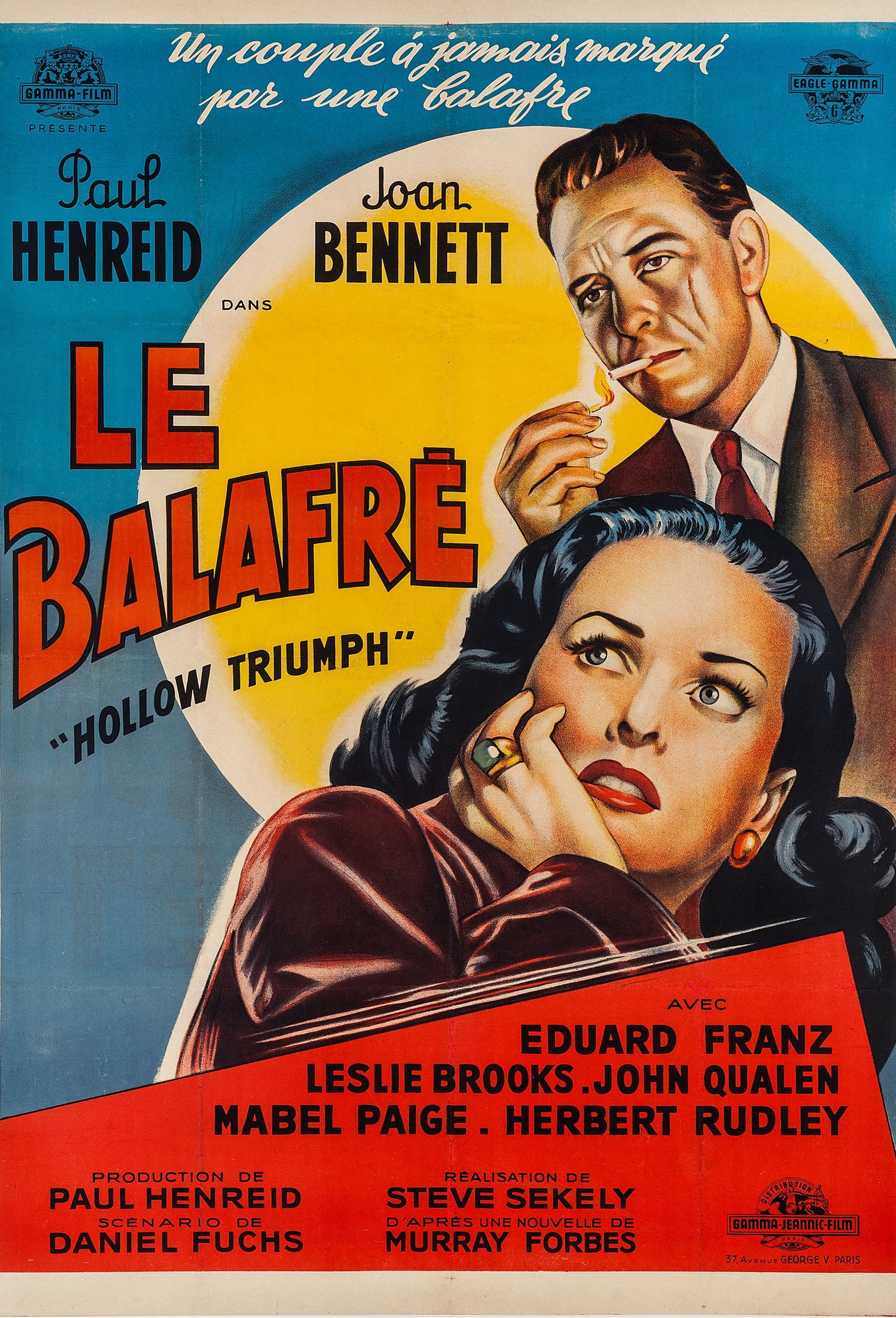 Affiche du film Hollow Triumph