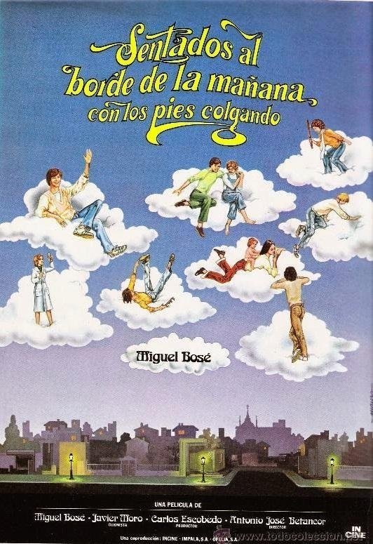 Poster de Sentados al borde de la mañana con los pies colgando
