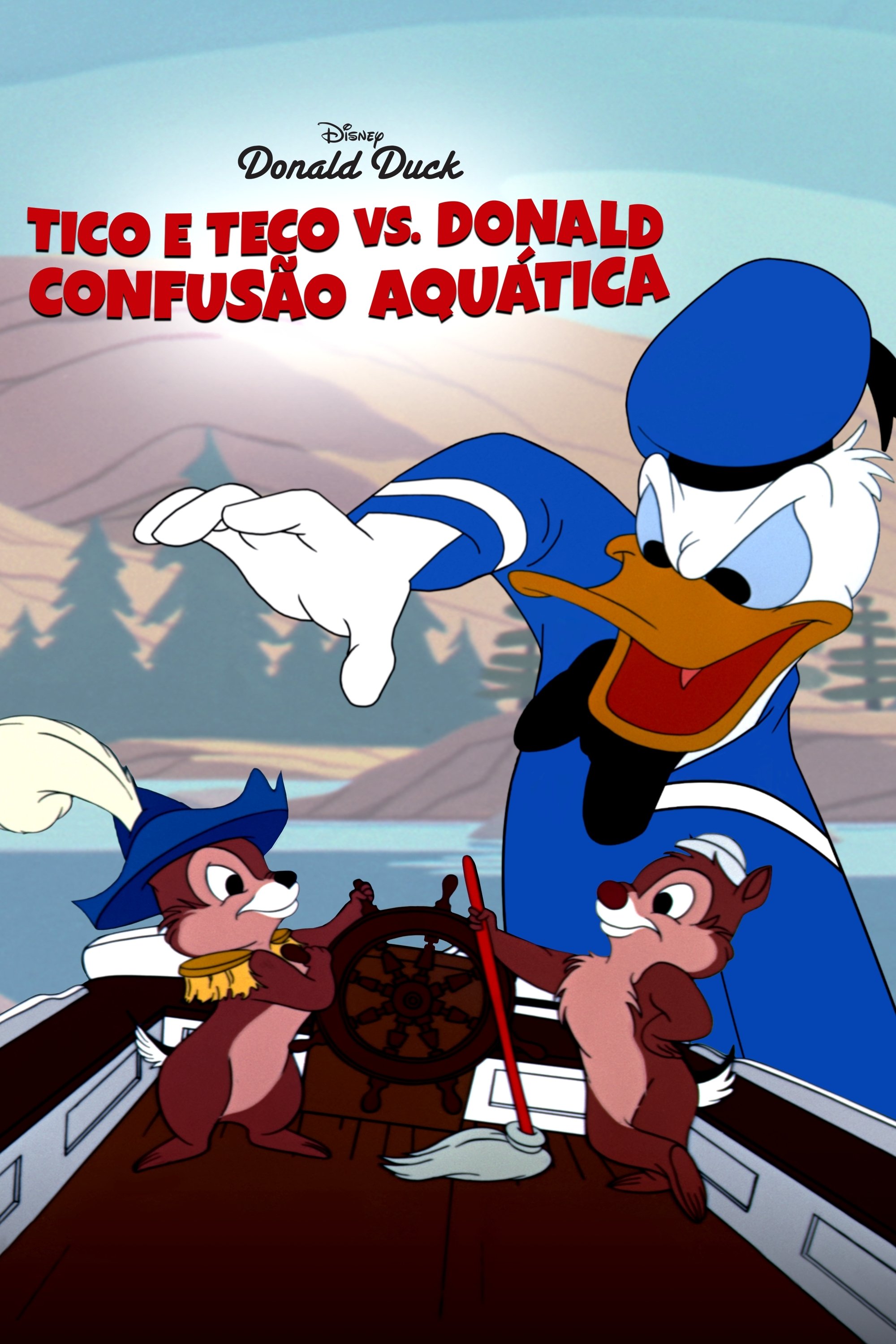 Poster de Tico e Teco vs. Donald: Confusão Aquática