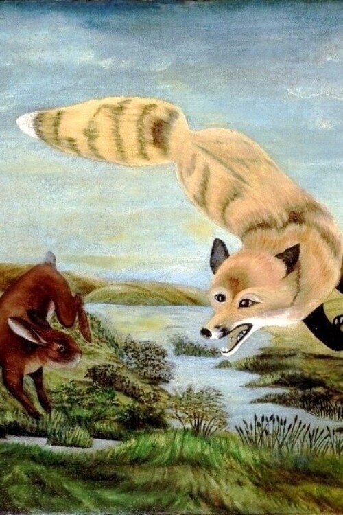 Poster de Renard et lapins