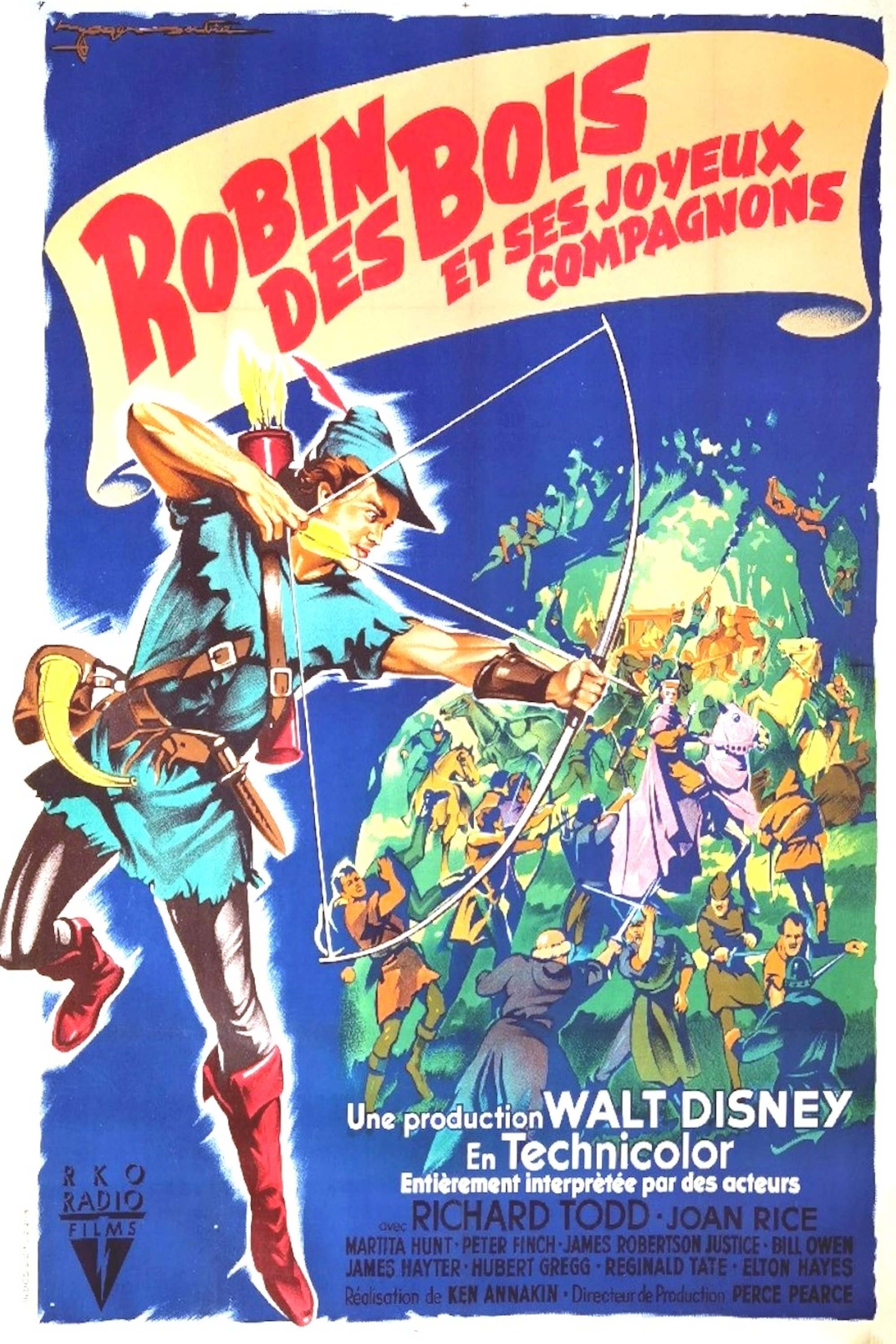 Affiche du film Robin des Bois et ses joyeux compagnons