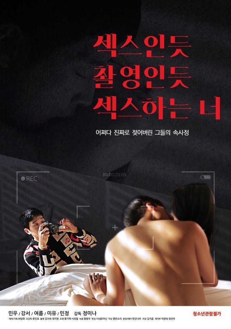 Poster de 섹스인듯 촬영인듯 섹스하는 너