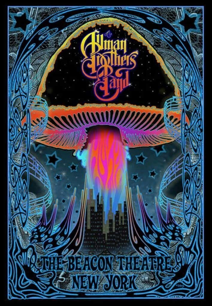 Poster de Allman Brothers Band - With Eric Clapton at the Beacon Theatre, NYC