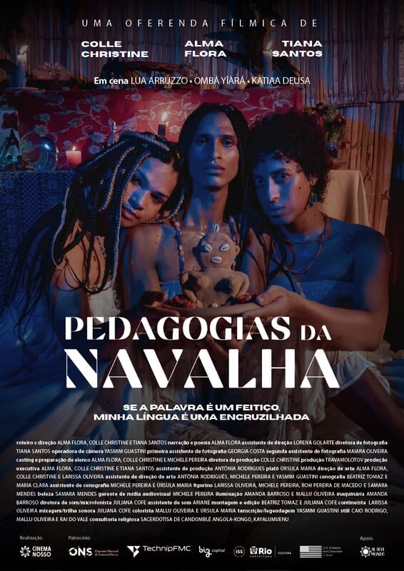 Poster de Pedagogias da Navalha: Se A Palavra É Um Feitiço, Minha Língua É Uma Encruzilhada