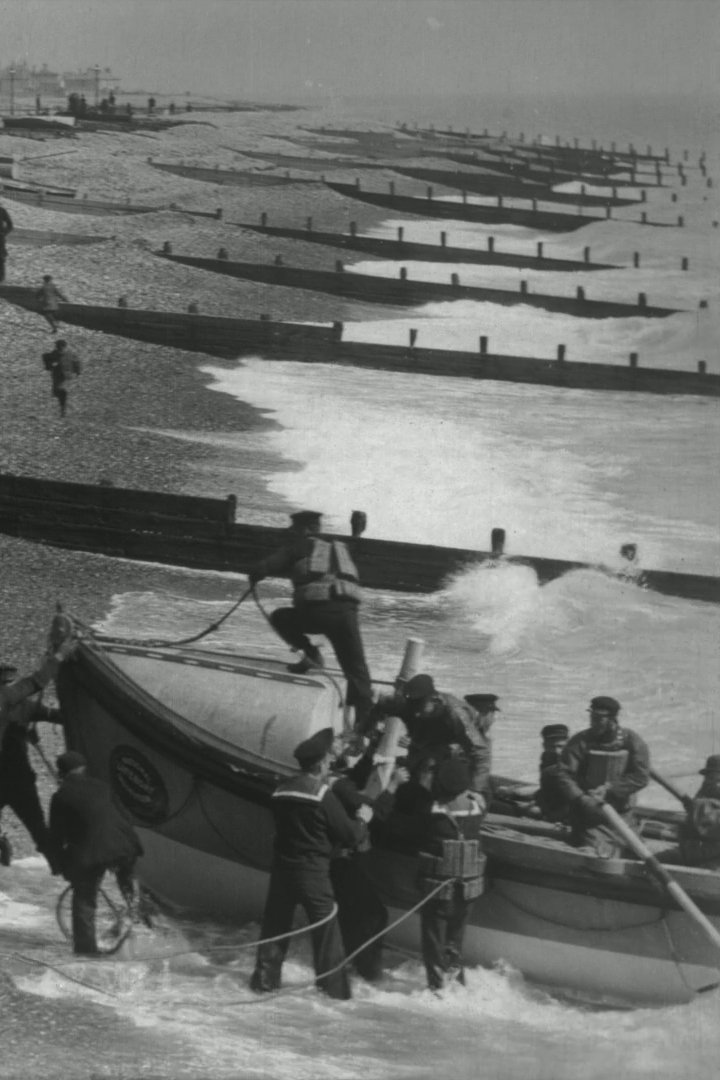 Poster de Launch of the Worthing Lifeboat Coming Ashore
