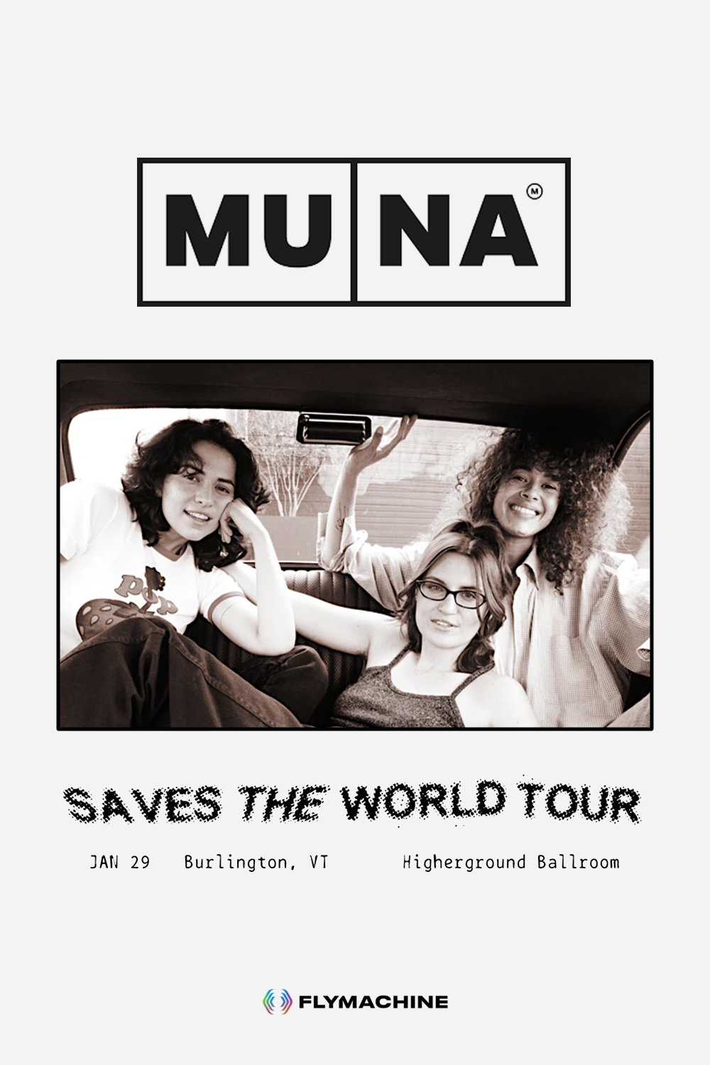 Poster de MUNA: Saves the World Tour - Live in Vermont