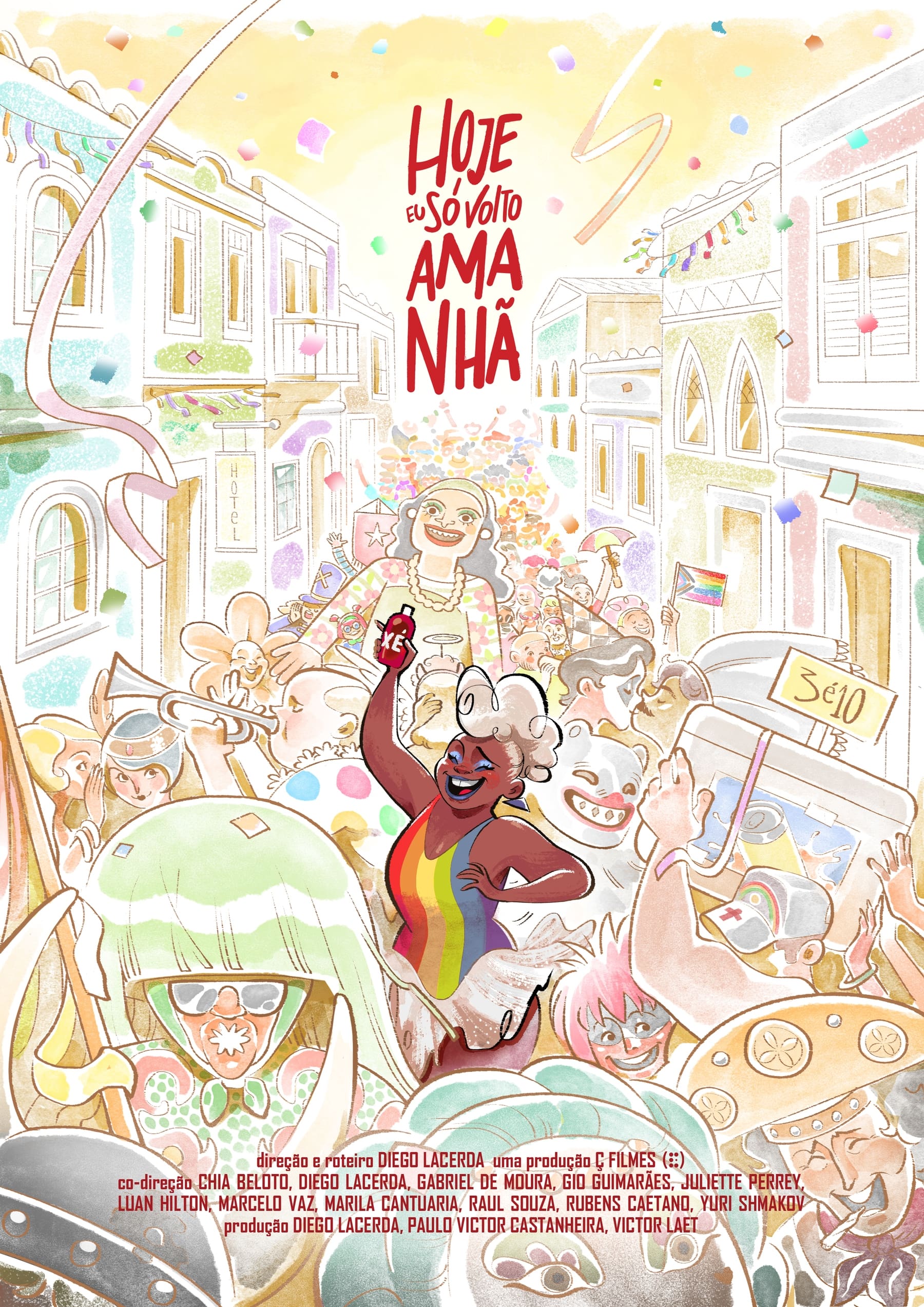 Poster de Hoje Eu Só Volto Amanhã