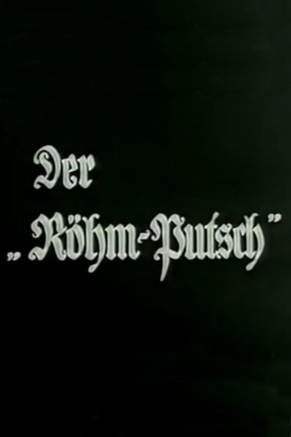 Affiche du film Der Röhm-Putsch