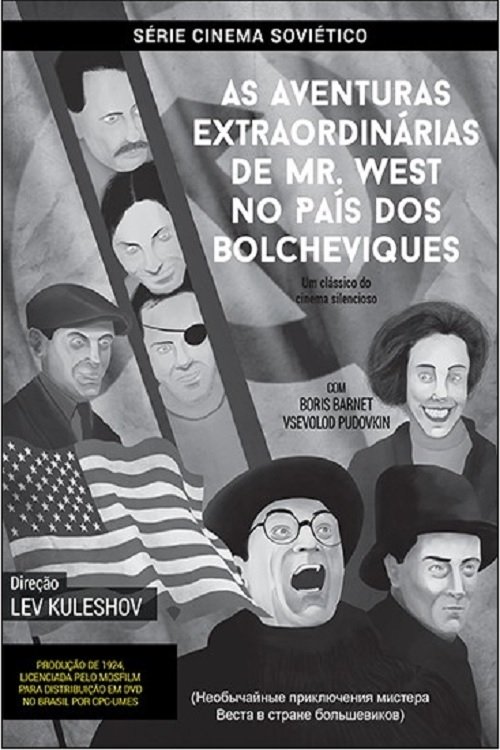 Poster de As Aventuras Extraordinárias de Mister West no País dos Bolcheviques
