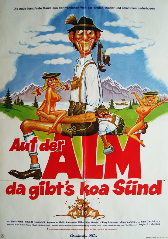 Affiche du film Auf der Alm, da gibt's koa Sünd'
