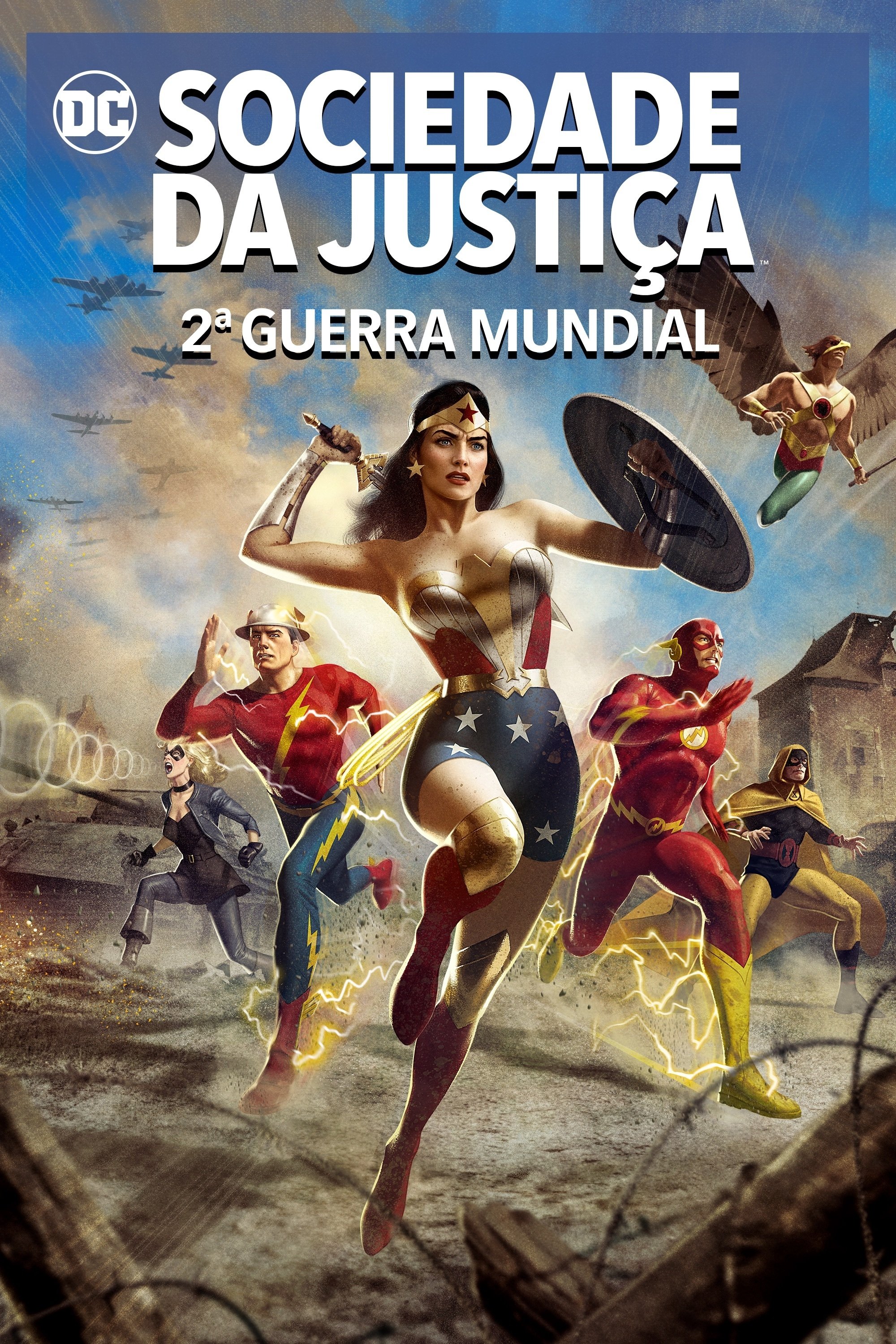Poster de Sociedade da Justiça: 2ª Guerra Mundial