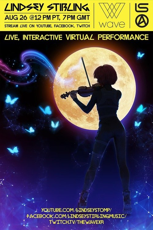 Poster de Lindsey Stirling - Artemis Virtual livestream VR concert