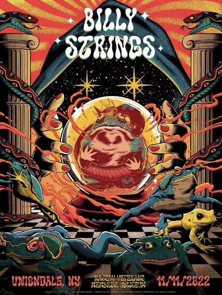 Poster de Billy Strings | 2022.11.11 — Nassau Veterans Memorial Coliseum - Uniondale, NY
