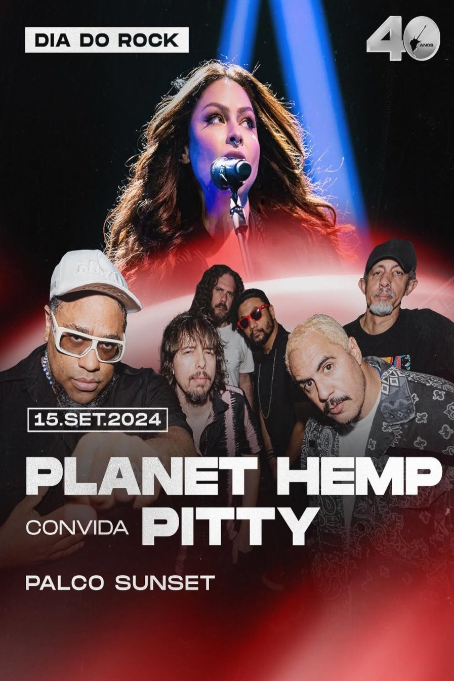 Poster de Planet Hemp convida Pitty: Rock in Rio 2024