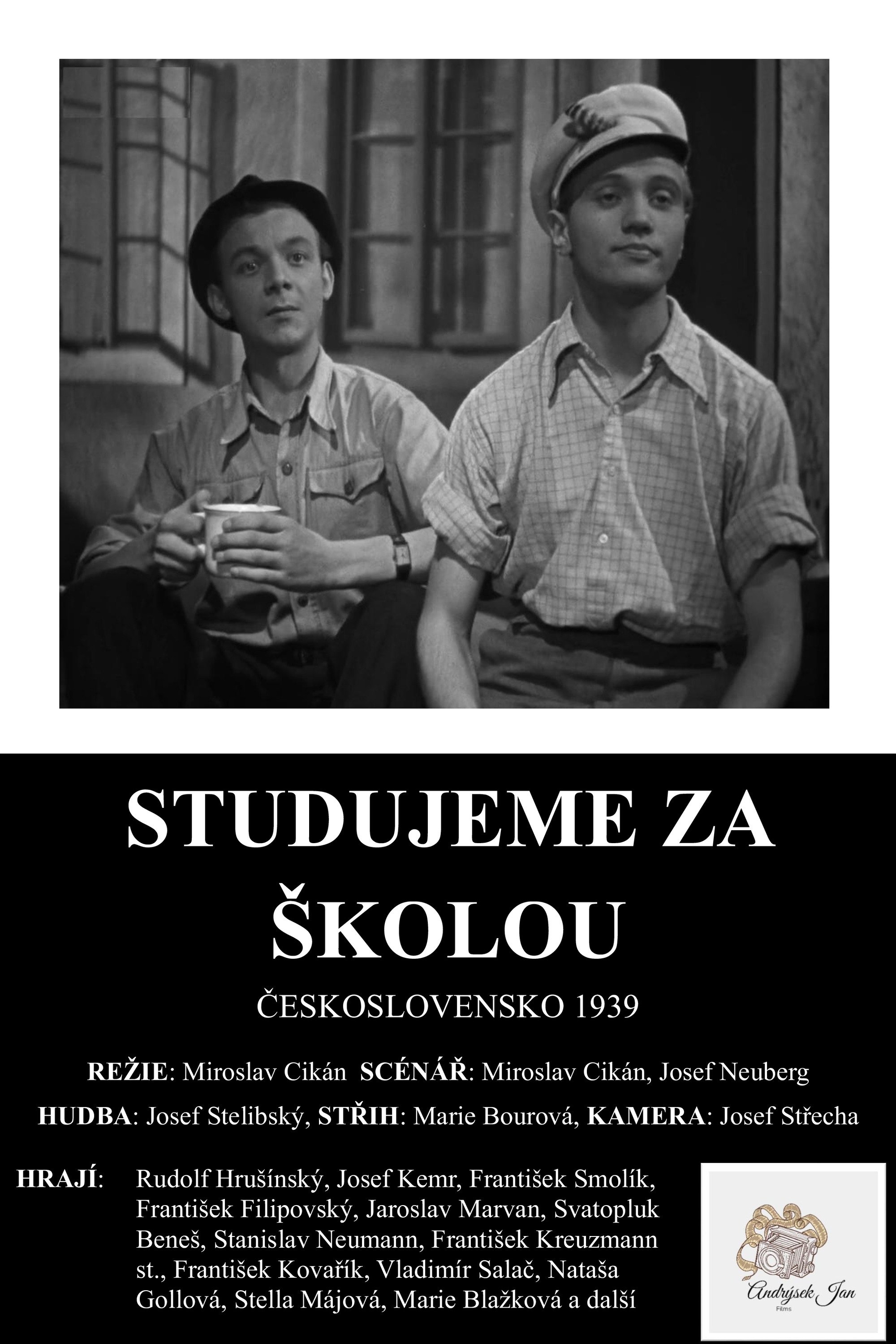 Poster de Studujeme za školou