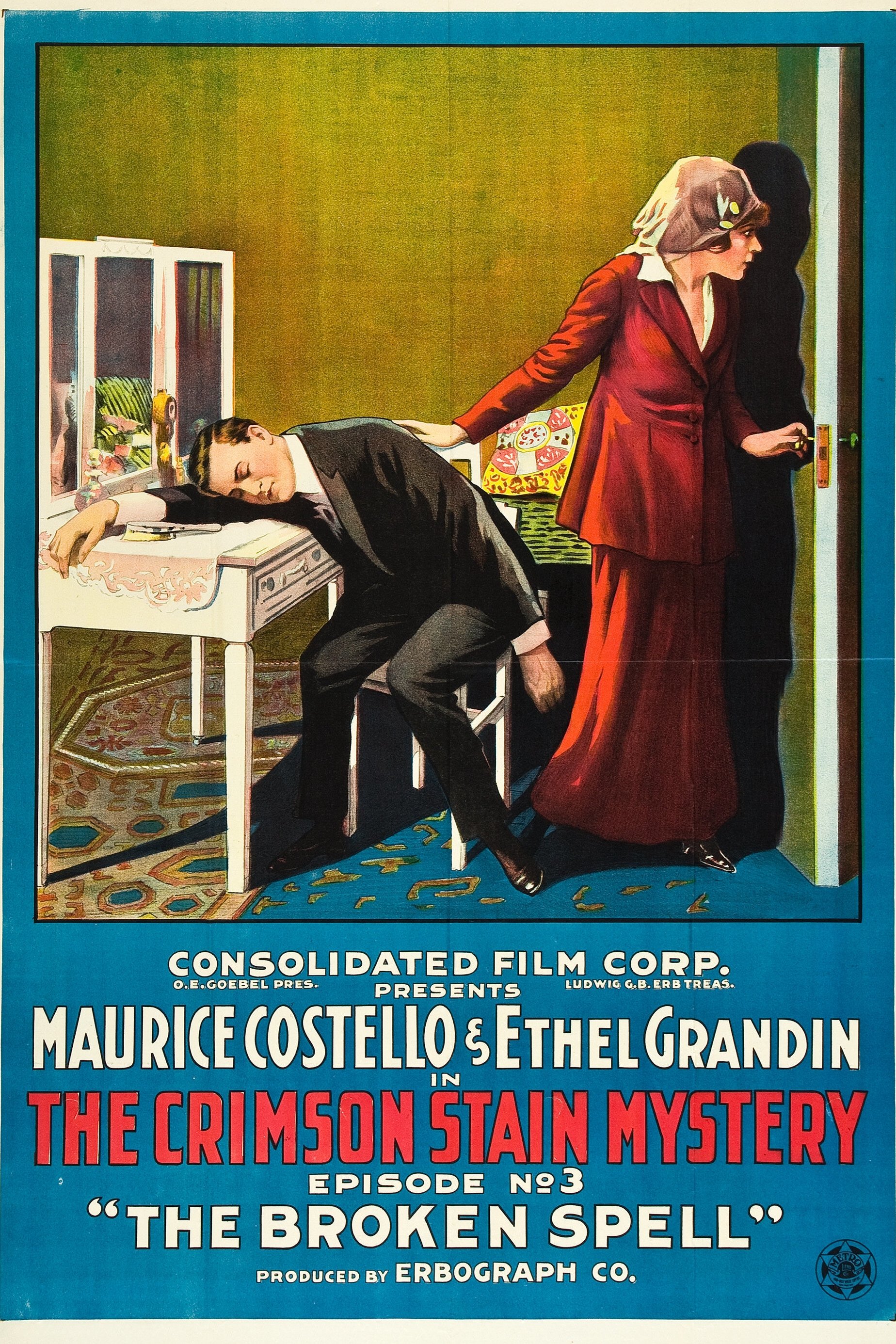 Poster de The Crimson Stain Mystery