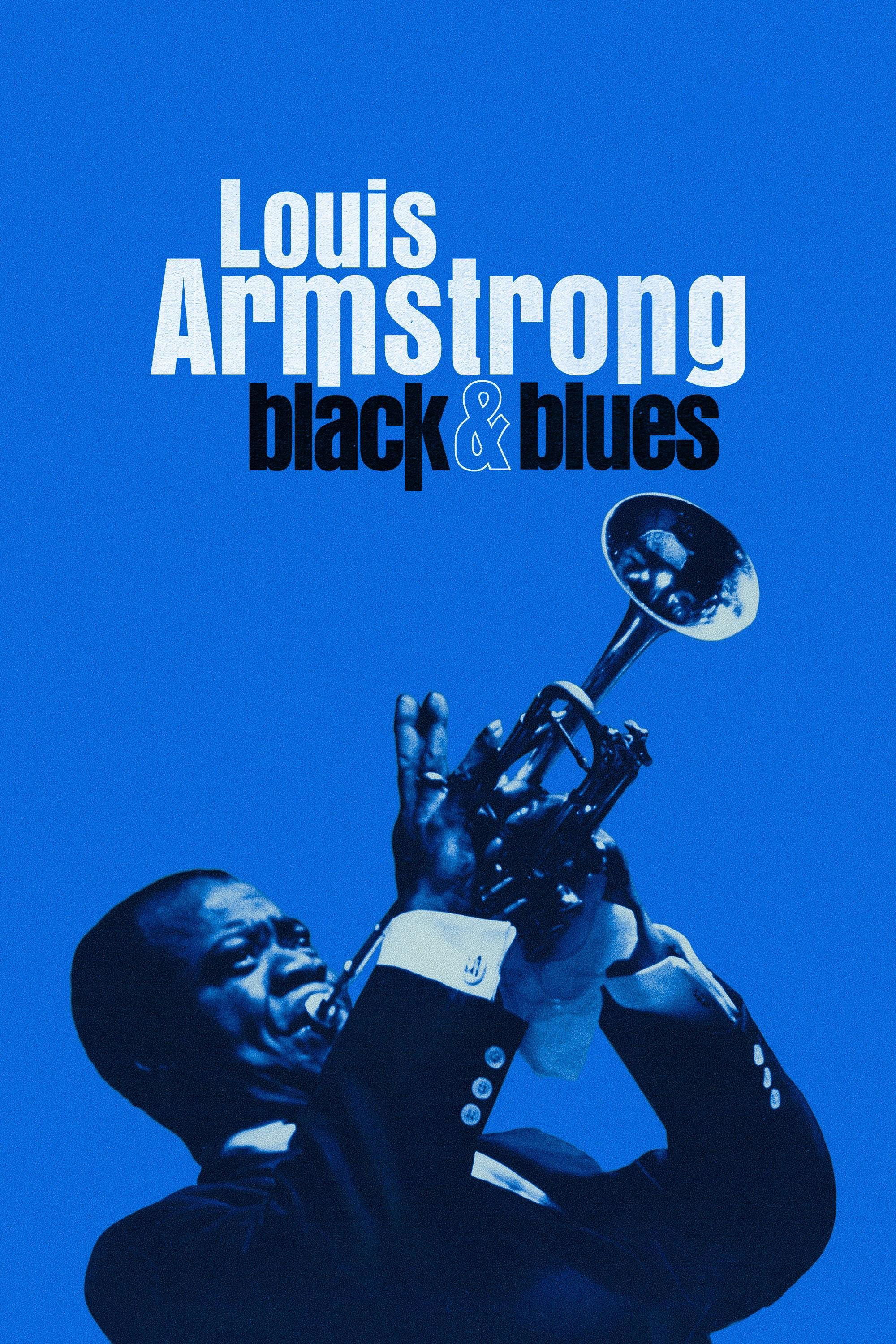 Poster de Louis Armstrong - Black & Blues