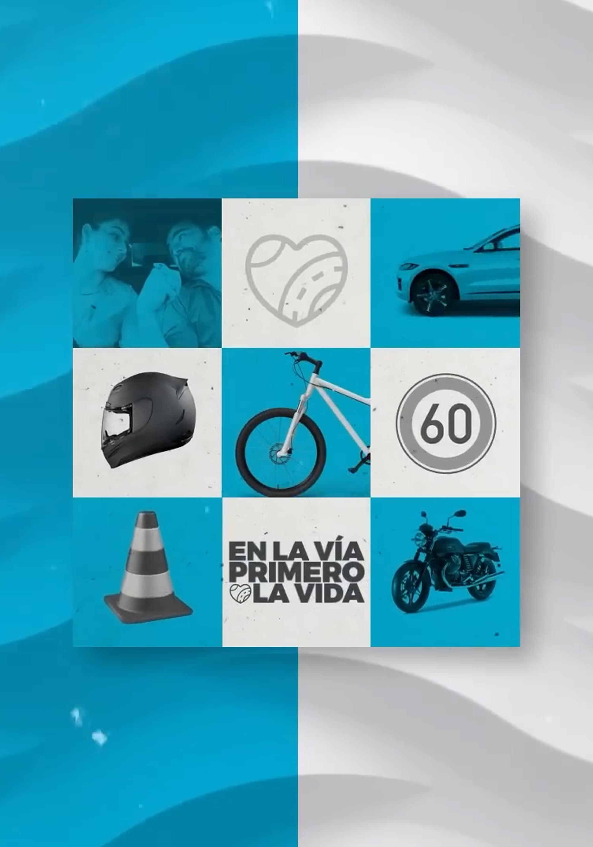 Poster de EN LA VÍA, PRIMERO LA VIDA