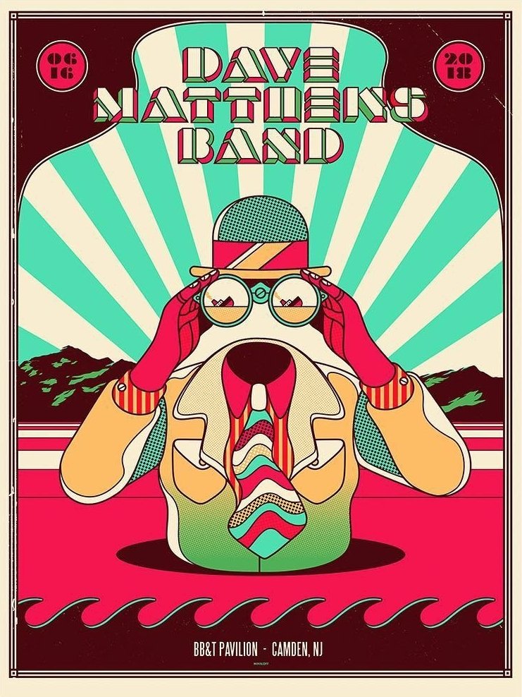 Poster for Dave Matthews Band: 2018.06.16 - Camden, NJ