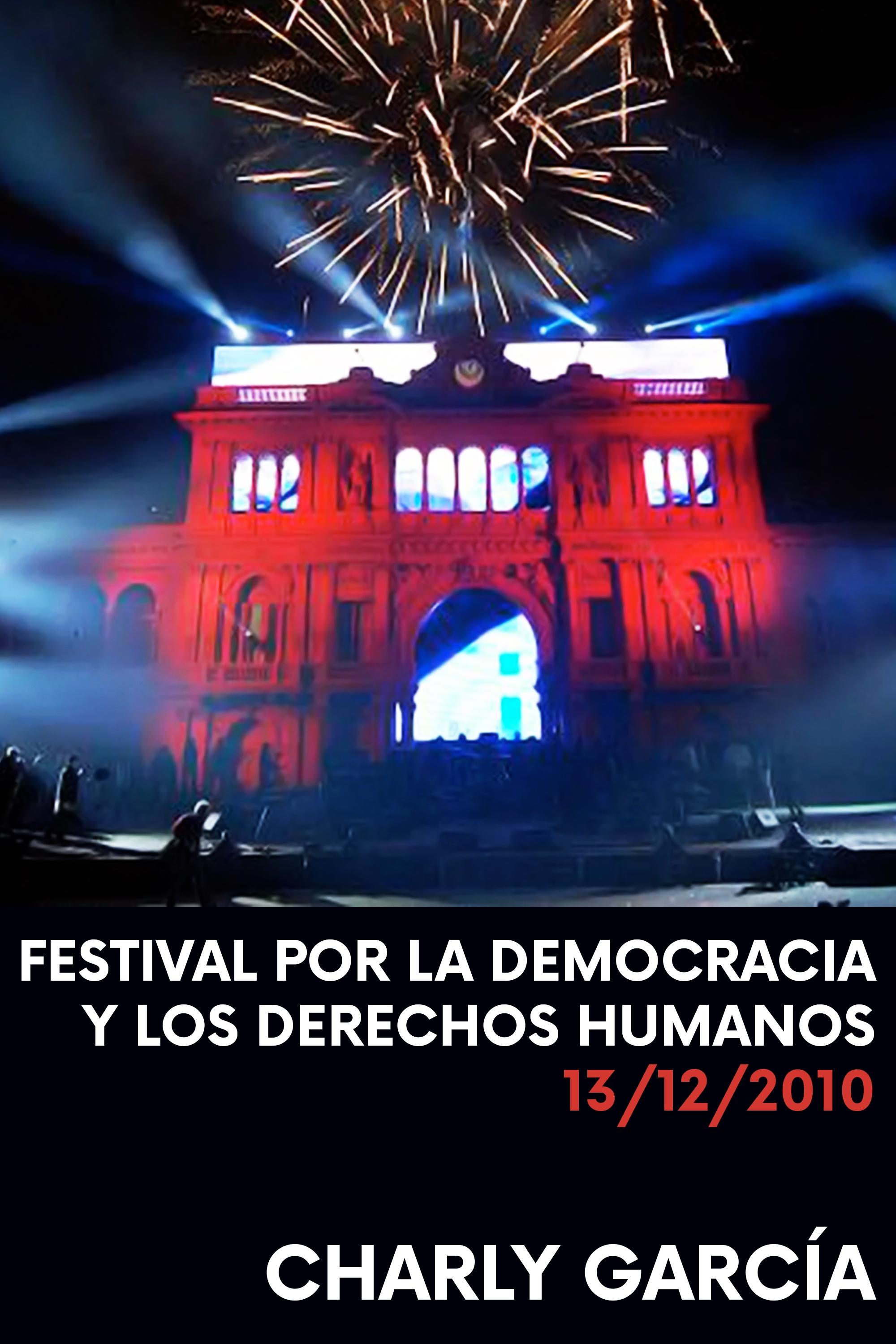 Poster de Charly García: Festival por los derechos humanos y la democracia