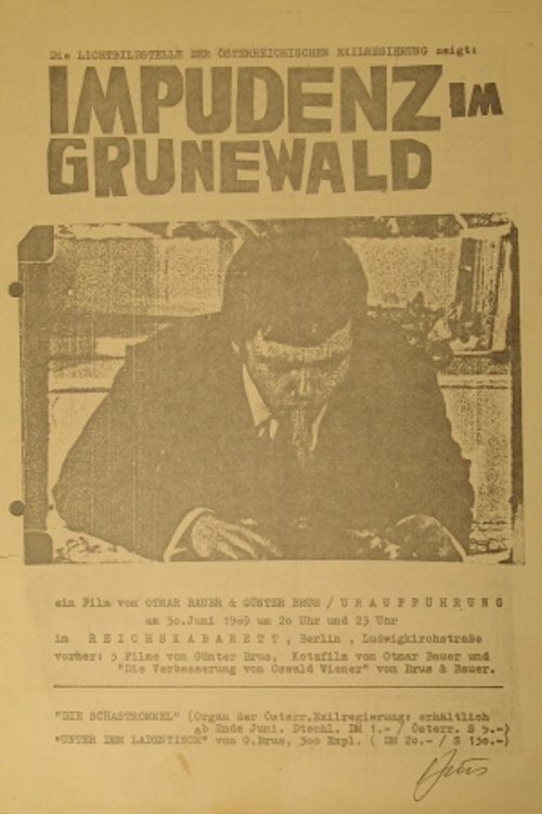 Poster de Impudenz Im Grunewald (Teil 1, Teil 2, Teil 3)