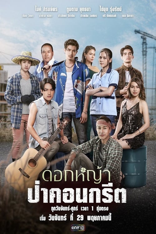 Poster de ดอกหญ้าป่าคอนกรีต