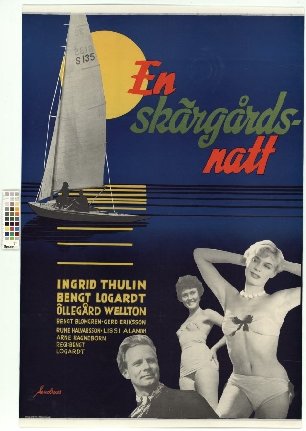 Poster de En skärgårdsnatt