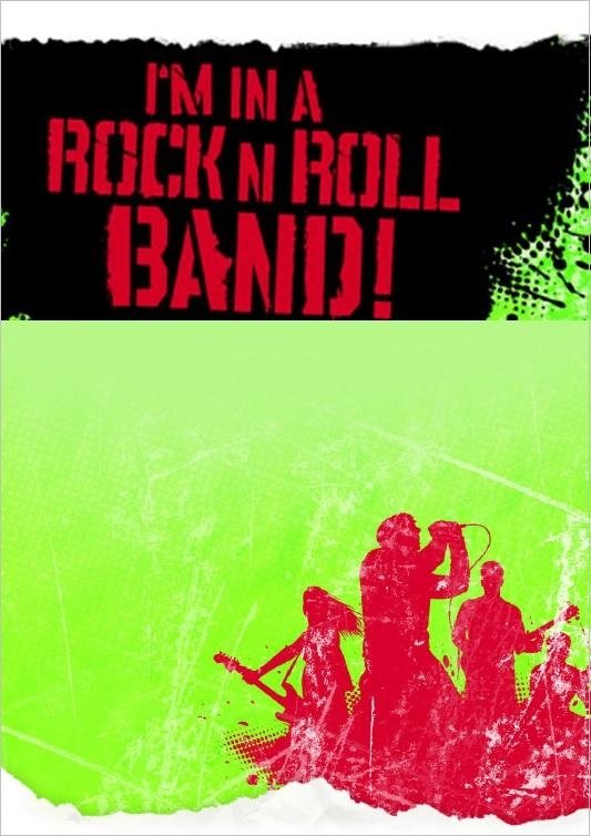 Poster de I'm in a Rock 'n' Roll Band!