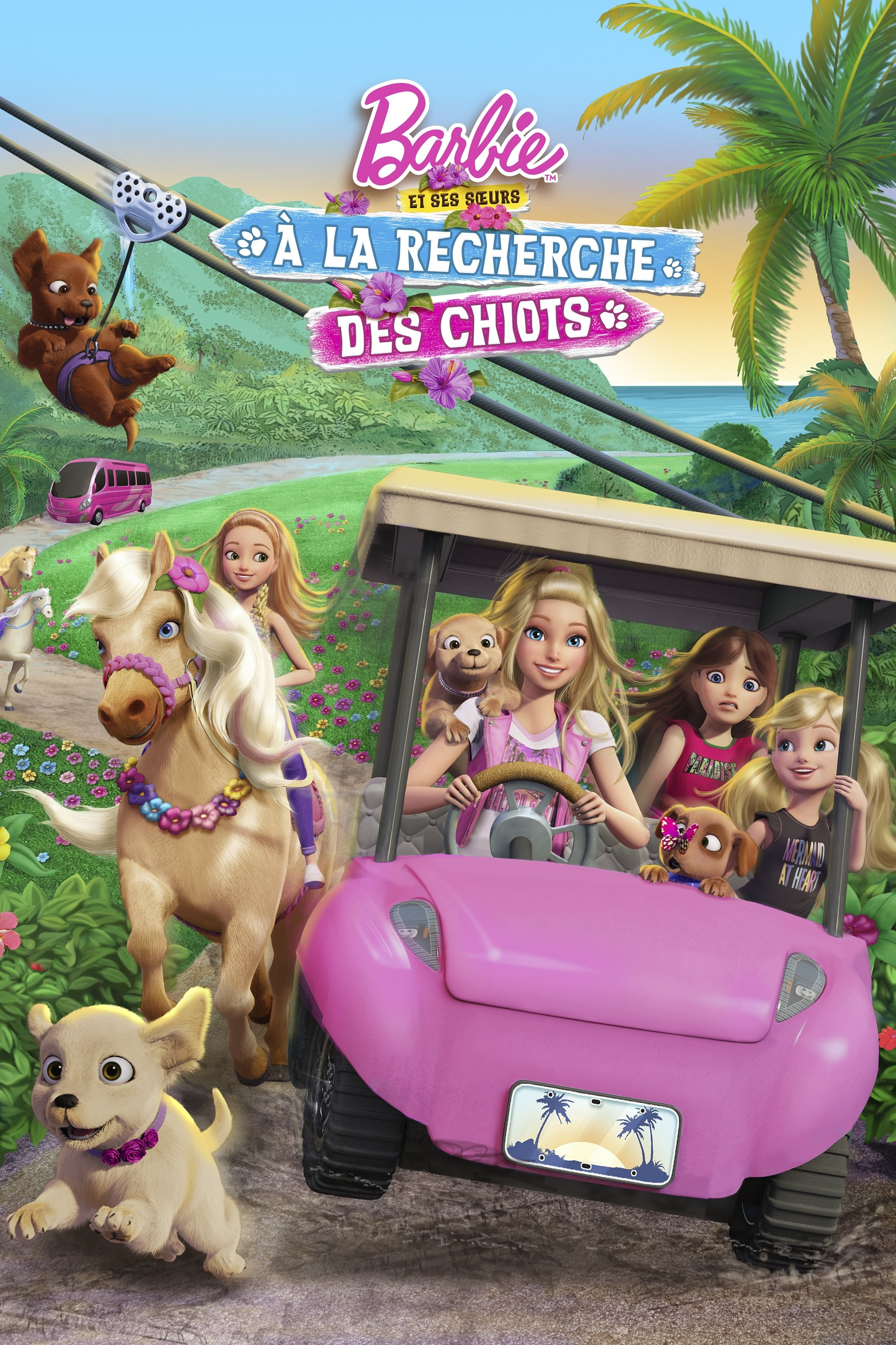Affiche du film Barbie et ses sœurs : À la recherche des chiots